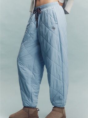 Daily Practice Quilted Bomber Drawstring Pants.